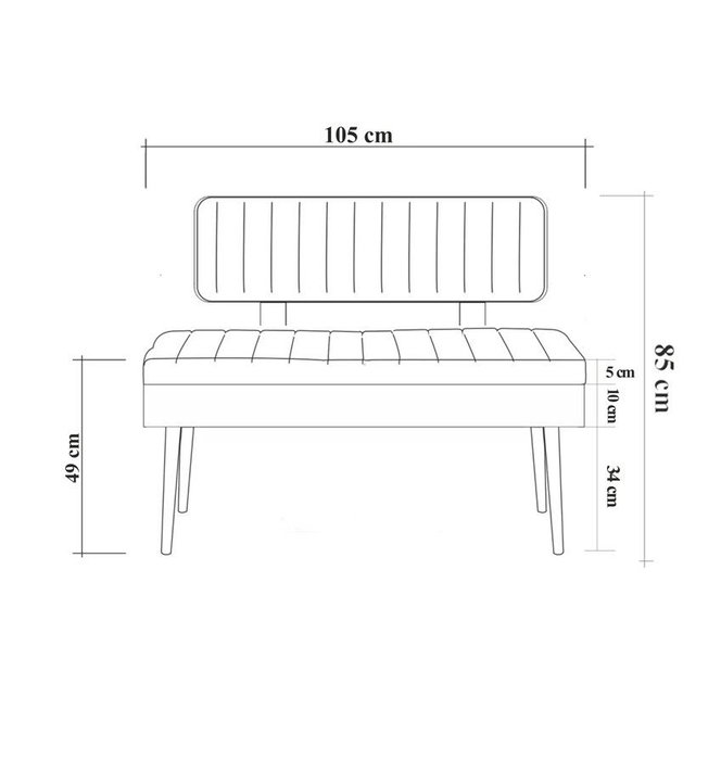 Hanah Home Vina 0701 - 4 - Atlantic, Grey Conjunto de Mesa Extensible y Sillas Hanah Home Vina 0701 - 4 - Atlantic, Grey Conjunto de Mesa Extensible y Sillas